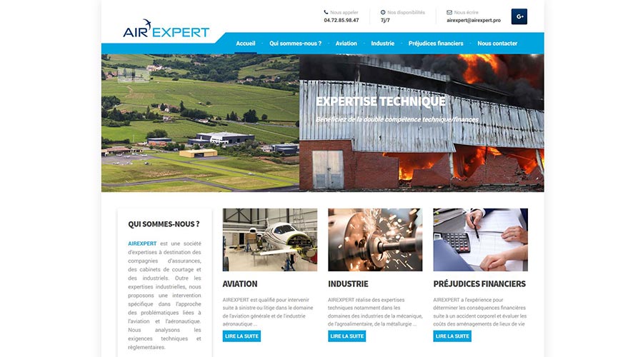 site internet expert aéronautique