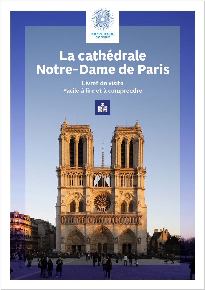 Couverture du livret de visite simplifié de la cathédrale Notre-Dame de Paris